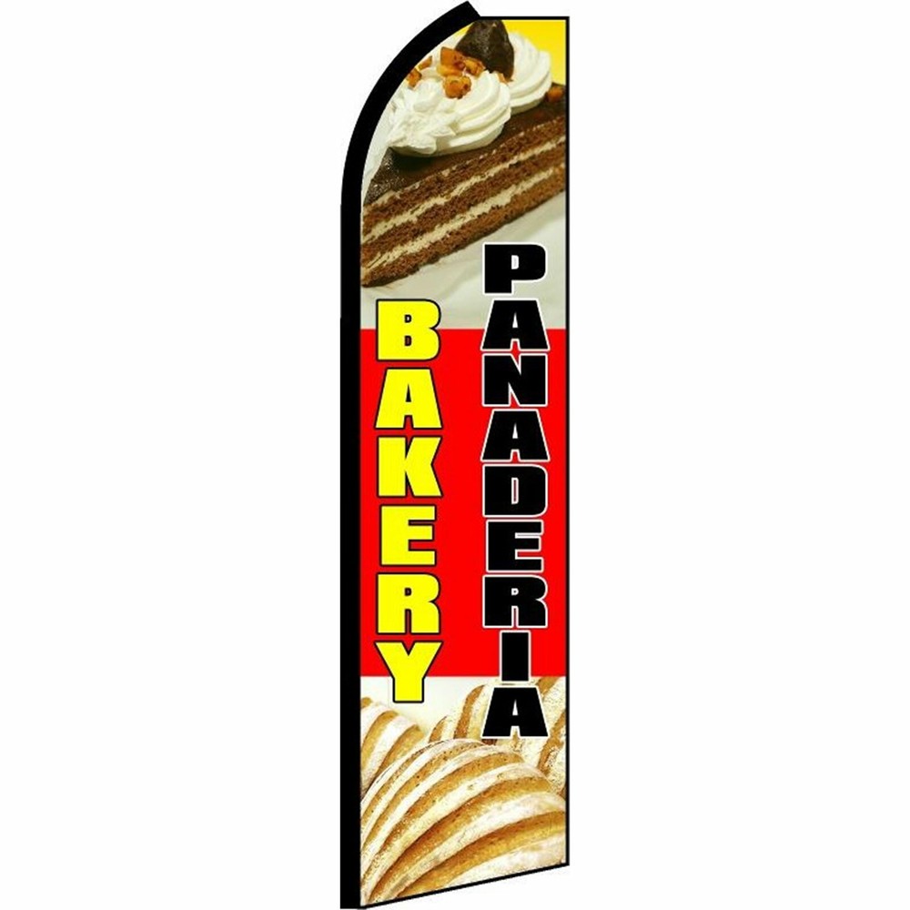 Bakery Panaderia Flag Flutter Feather Banner Swooper Bundle Kit COMPLETE