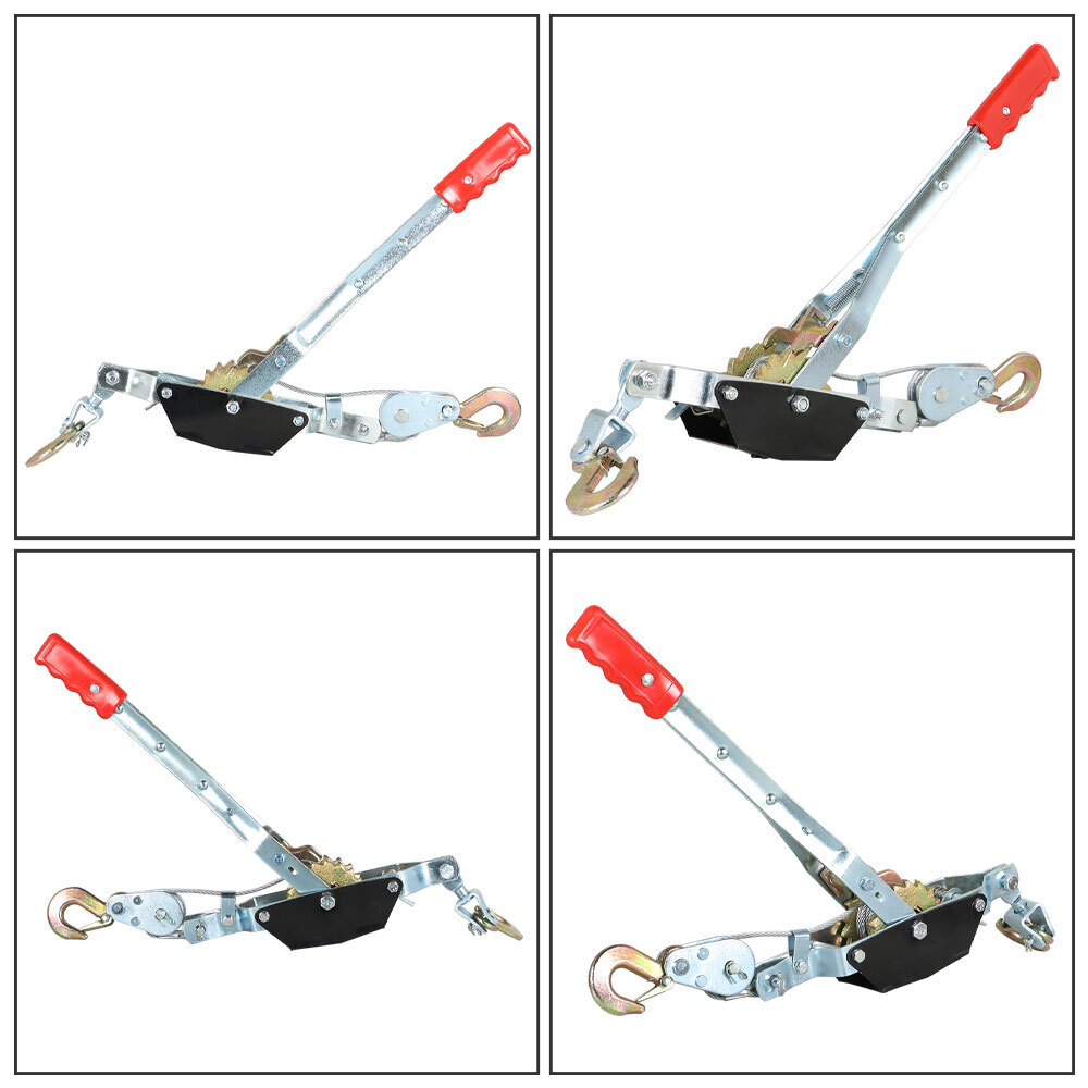 2 Ton Come Along Hand Power Puller With Heavy Duty Double Gear