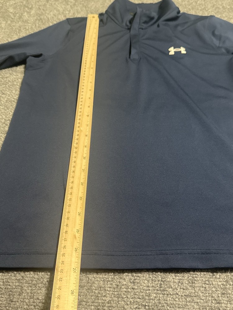 Under Armour Golf Mens Navy Blue 1/4 Zip Pullover small