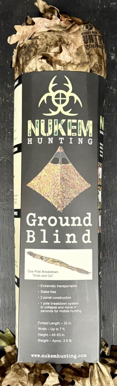 Nukem Hunting Ground Blind Mossy Oak Country Roots New