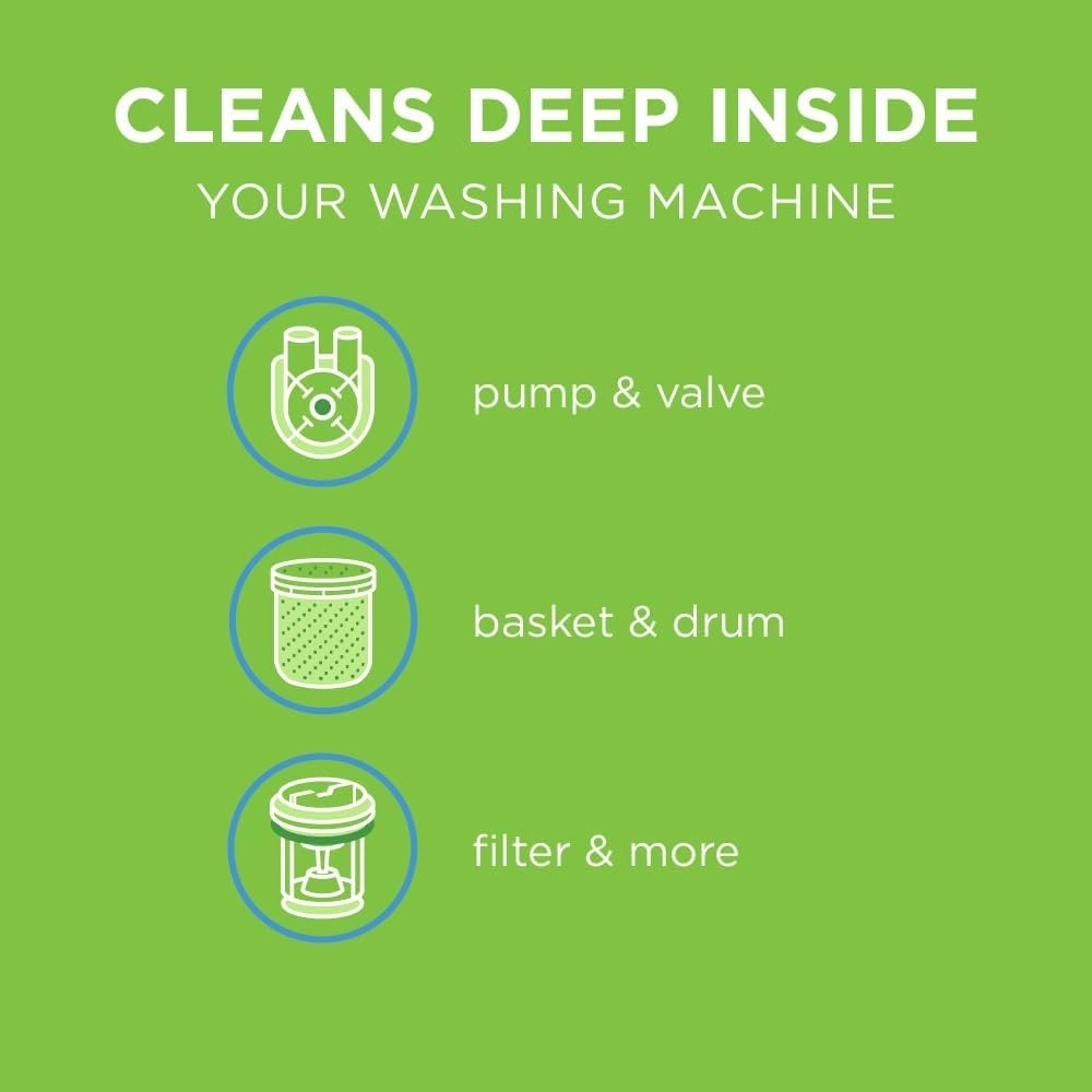 Washing Machine Cleaner, Cleans Front Load