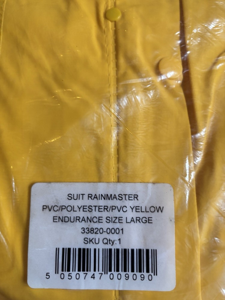 Endurance Rainmaster Two-piece Suit ,Yellow, Large