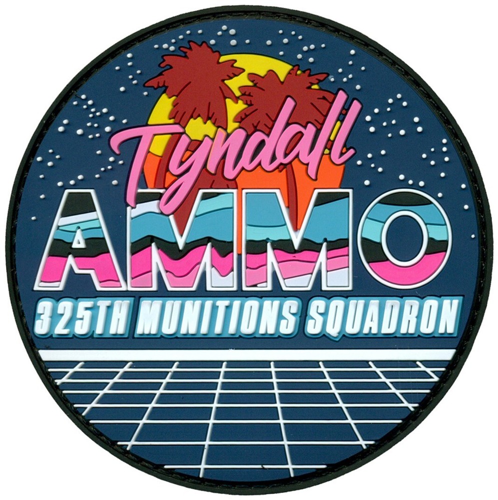USAF 325th MUNITIONS SQUADRON PATCH - PVC