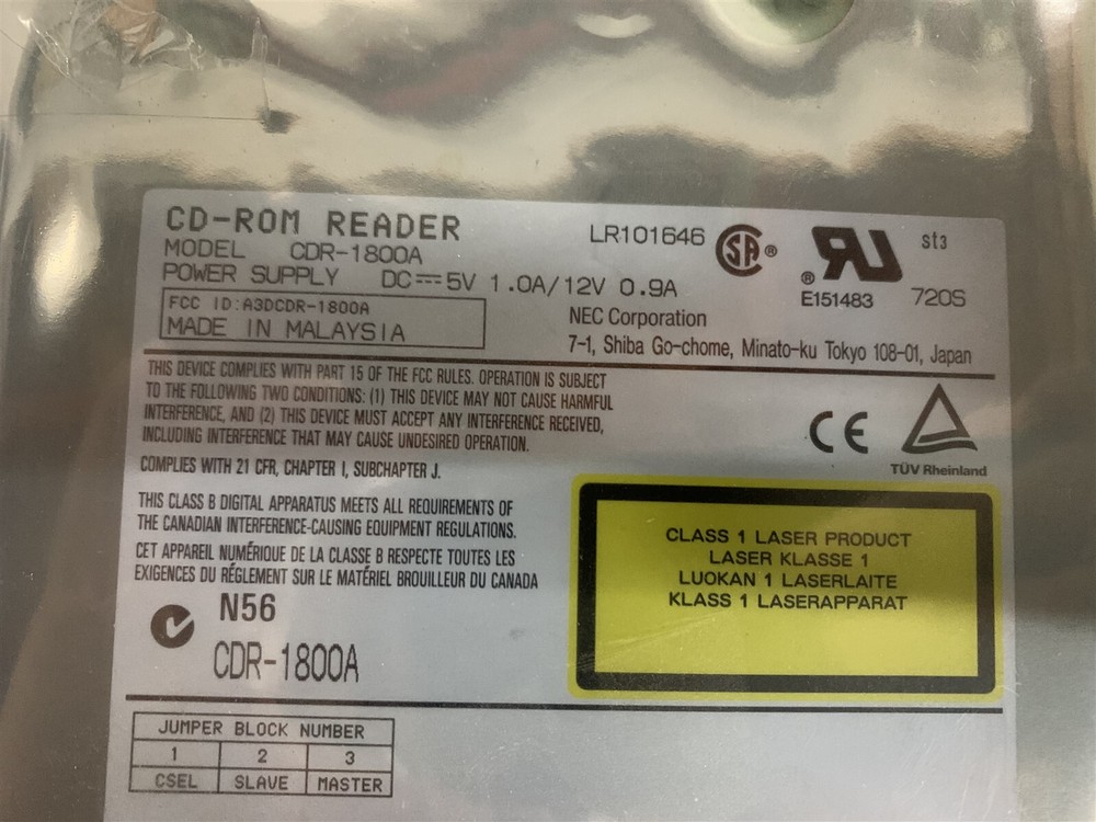 Dell CDR-1800A 81106 Internal CD-ROM Reader Drive