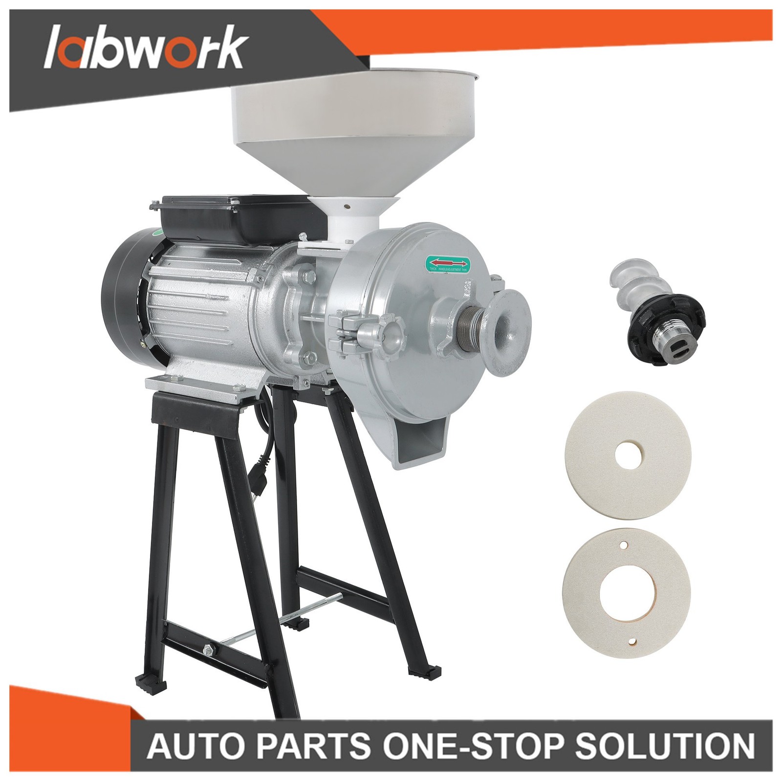 Labwork Wet & Dry Electric Grain Mill Grinder Grain Coffee Grinder Feed 3000W