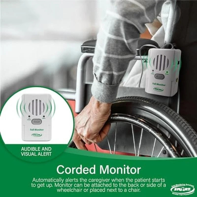 Smart Caregiver Alert Systems Fall Prevention Monitor Weight Sensing Chair Pad