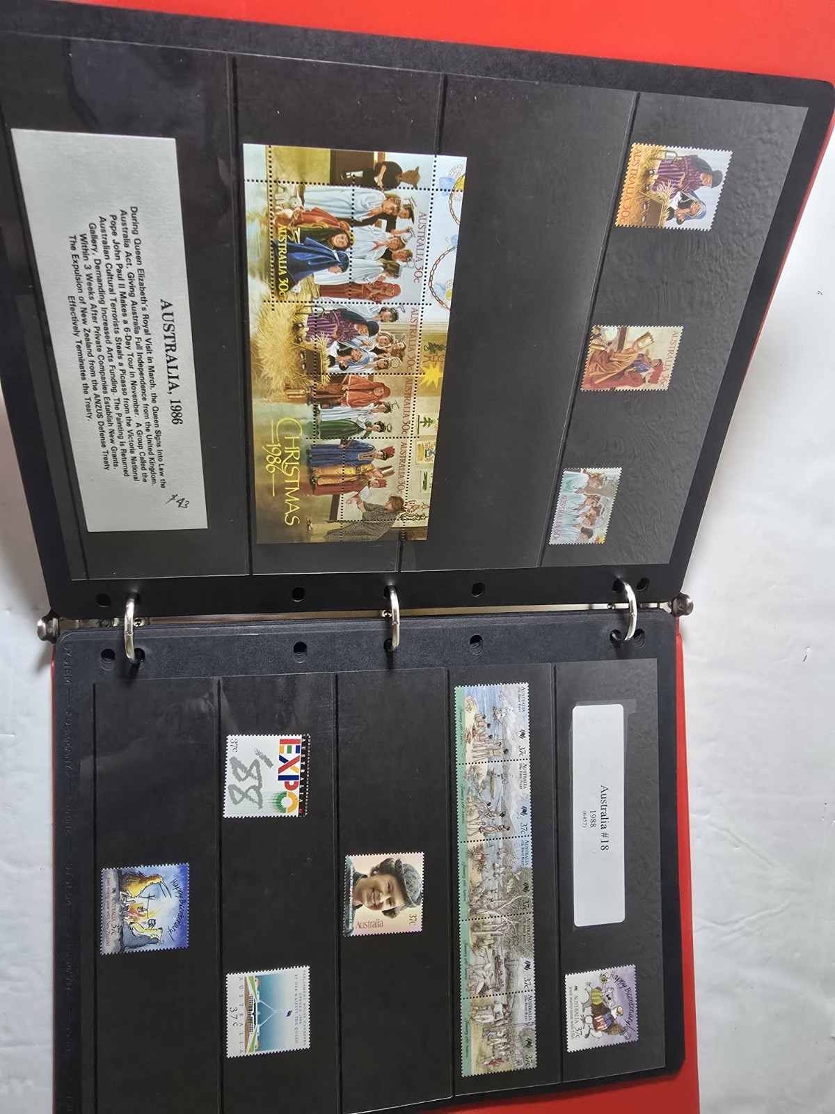 Joystamp: Australia Mint NH unique Stamps Album 1956 To 89 CV$356