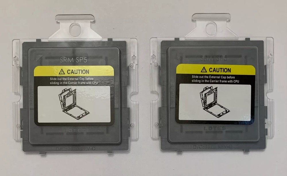 2pcs AMD CPU LOTES SRM SP5 Socket Plastic Protector Cover Cap