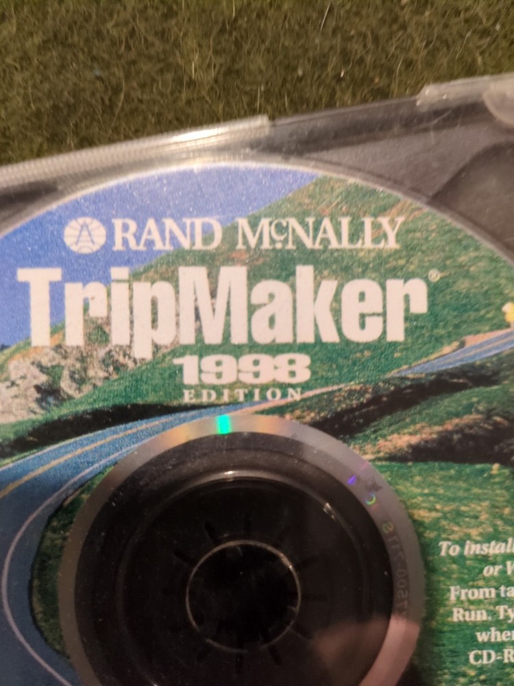 1999 Tripmaker Deluxe CD-ROM Computer Software
