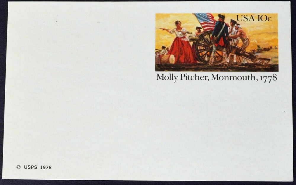 1978 US Sc. #UX77 mint postal card, 10 cent, sharp corners, excellent shape