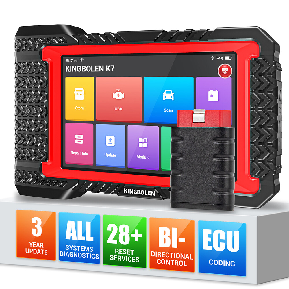 2023 KINGBOLEN K7 Auto OBD2 Bidirectional Scanner Full System Diagnostic Coding