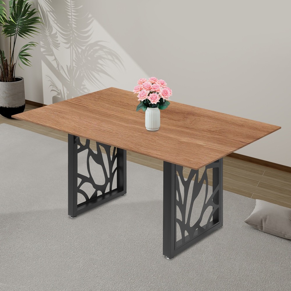 Table Legs 2PCS Desk Legs Metal Dining Rectangular Table Base for Bedrooms