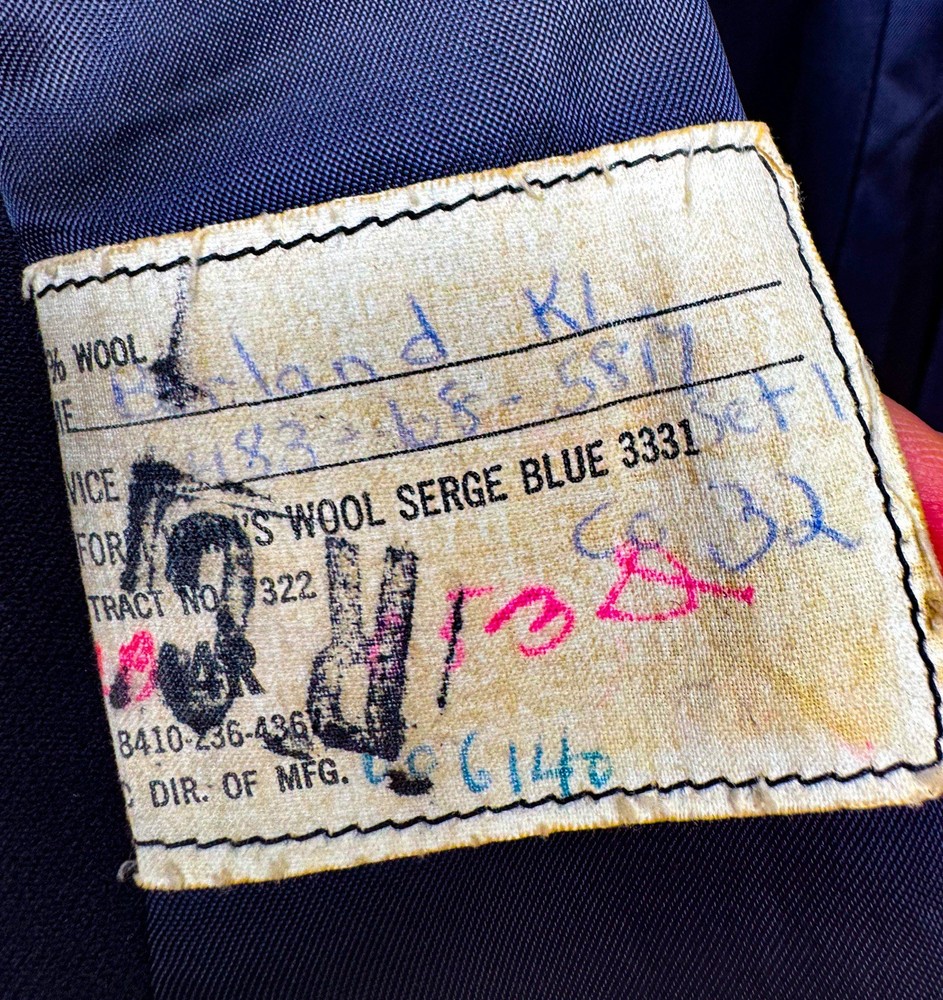 Original WW2 US Navy Waves Named Female Jacket Specialist 3rd Class