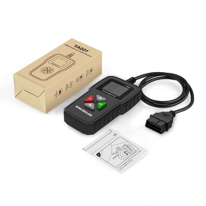 KINGBOLEN YA001 OBD2 Scanner Car Code Reader Full OBDII Diagnostic Scan Tool USA