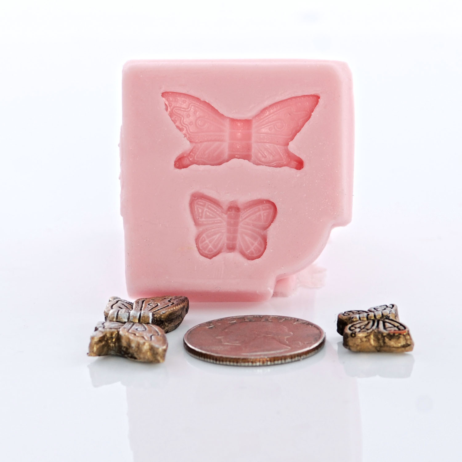 Silicone Butterfly Mold Food Safe Candy Mints Jewelry Charm Resin Clay Mold (871