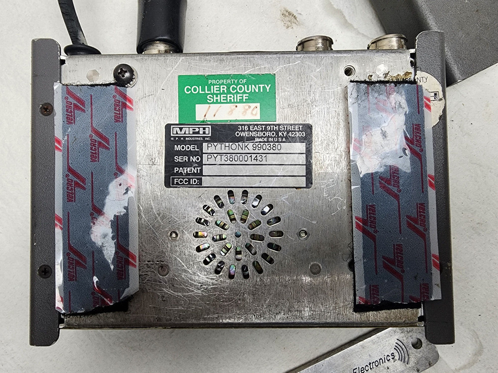 MPH INDUSTRIES PYTHON LAW ENFORCEMENT RADAR SYSTEM W/ TUNING FORK