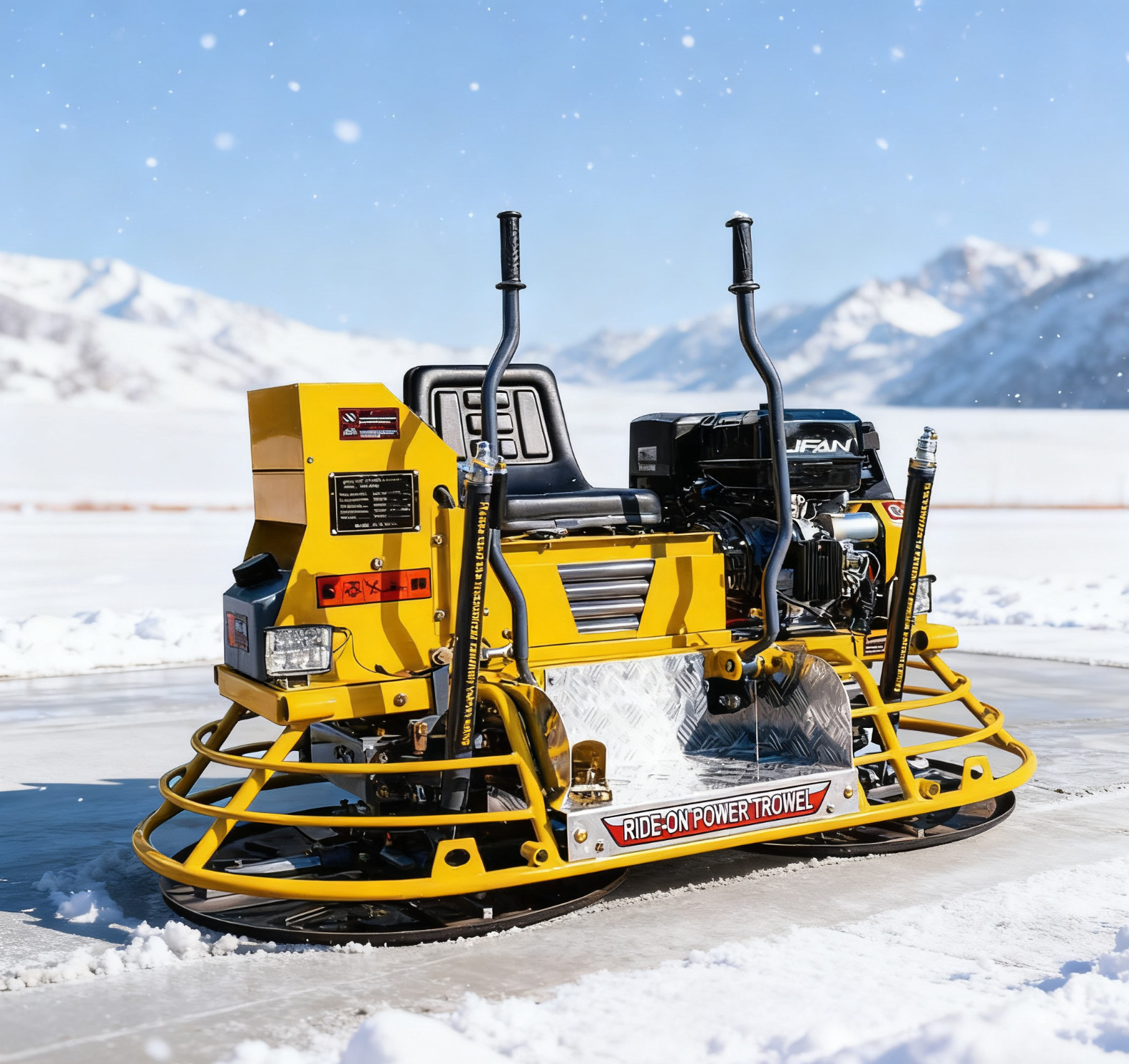 Ride-on Trowel Machine Concrete Road Surface Finisher, New