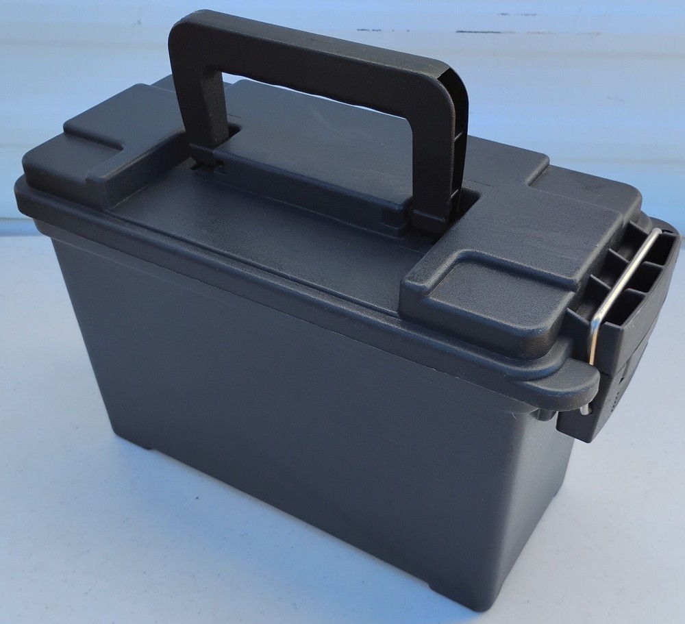 plastic ammo storage box utility box