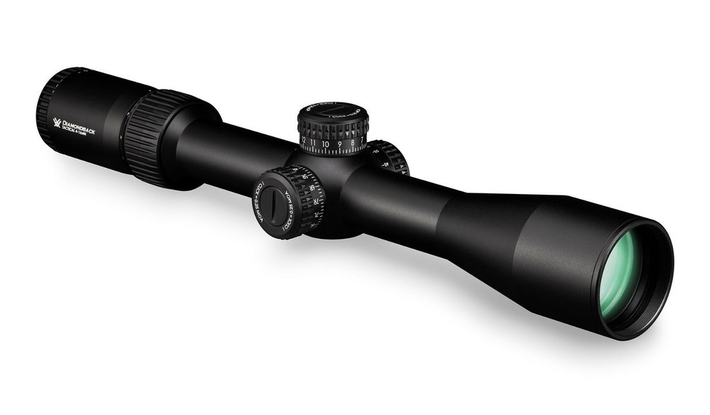 Vortex Optics Diamondback 4-16x44 FFP Riflescope EBR-2C MOA with Free Hat Bundle