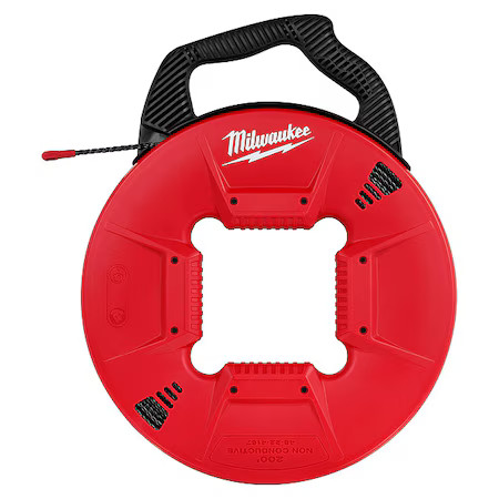 Milwaukee Tool 48-22-4167 200 Ft Polyester Fish Tape W/Nonconductive Tip