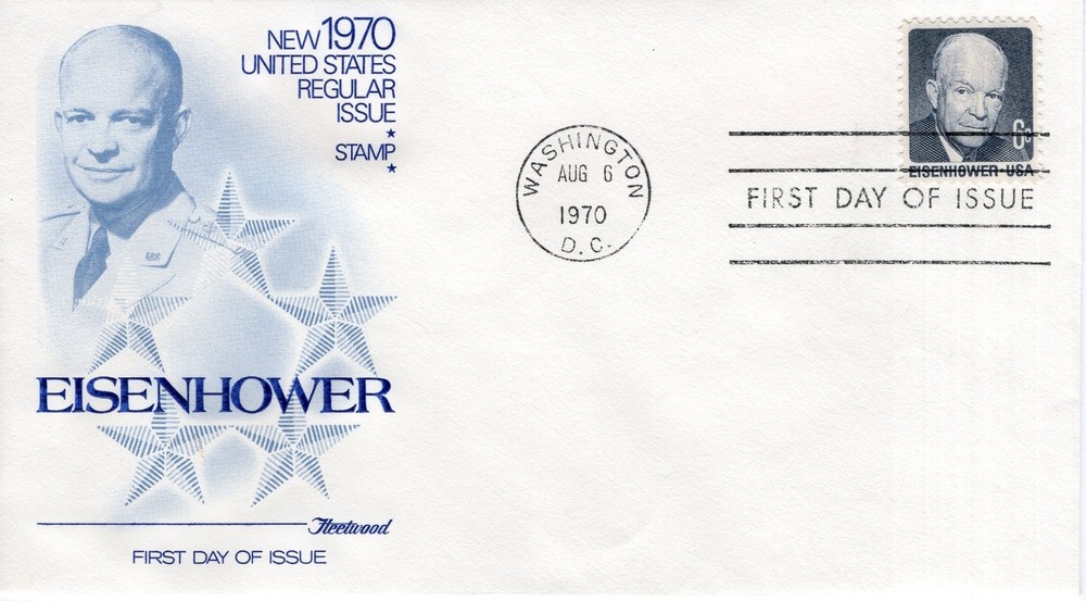 NEW 1970 U.S. REGULAR ISSUE - EISENHOWER - 1970 - FW44