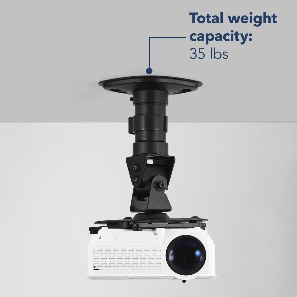 Insignia- Universal Projector Ceiling Mount - Black