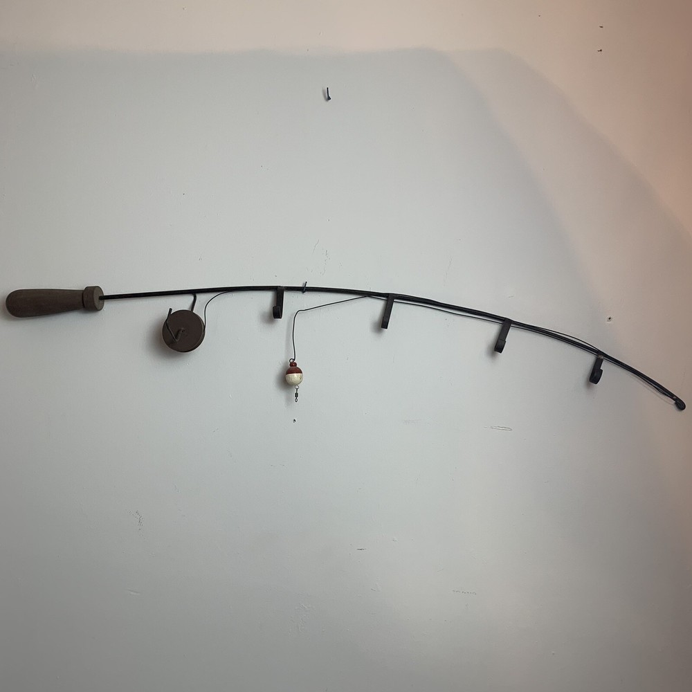 Rack Wall Hanging Fly Rod Shaped Unique