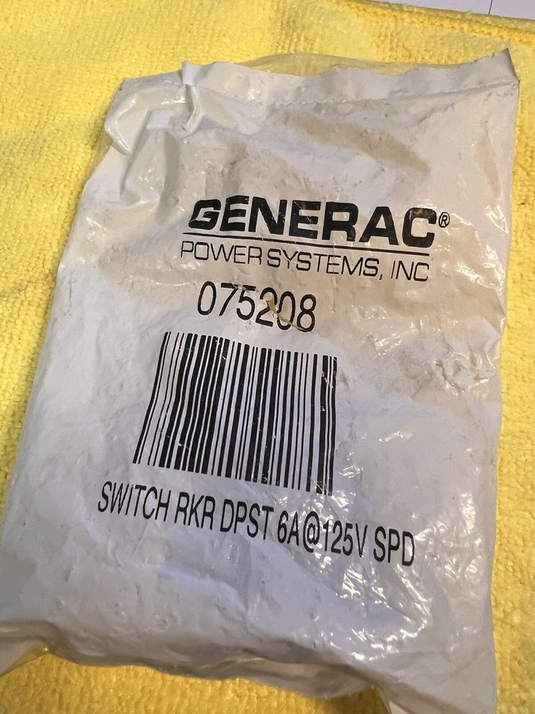 Generac #075208 - ROCKER SWITCH