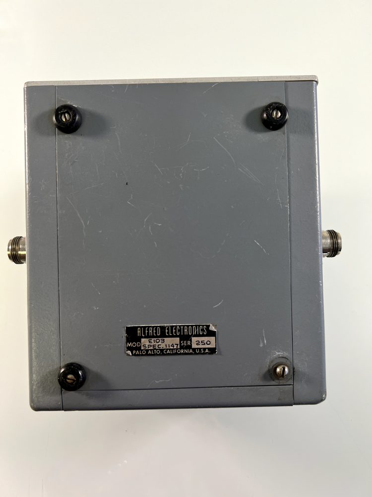 ALFRED VARIABLE ATTENUATOR Model E103 2-4 GC