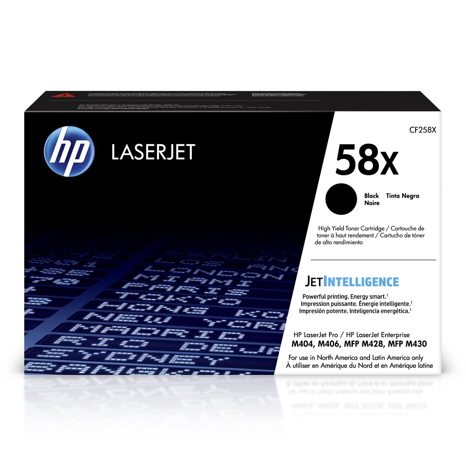 HP 58X (CF258X) Black High Yield Toner Cartridge For HP LaserJet