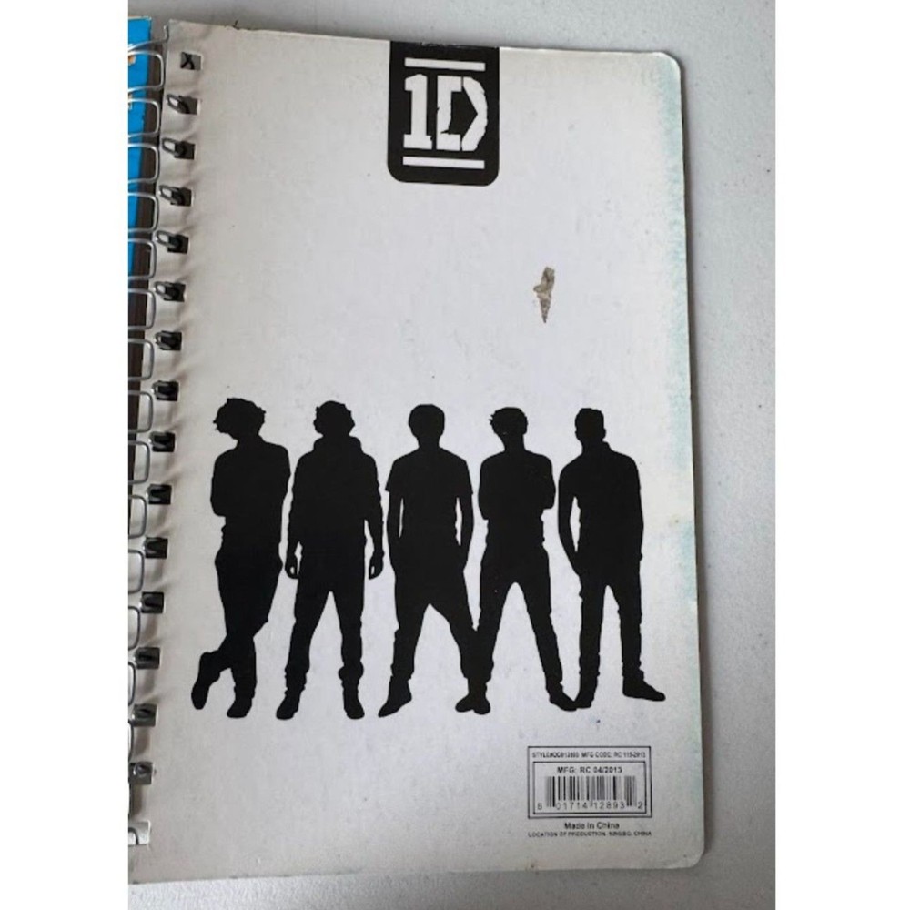 One Direction Spiral Bound Agenda Planner Journal 2013-2014