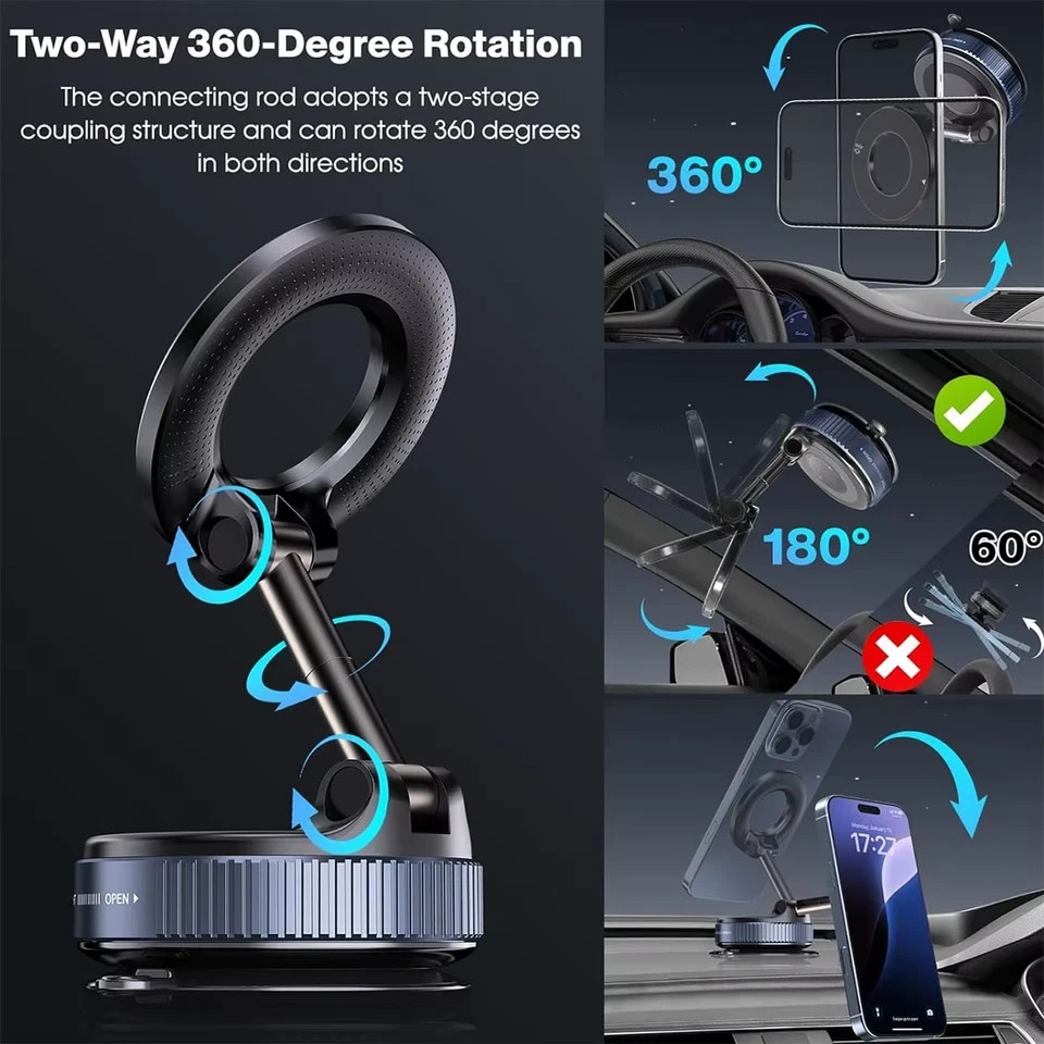 Car Mobile Phone Holder Dashboard Windshield Suction Desktop Universal Mount