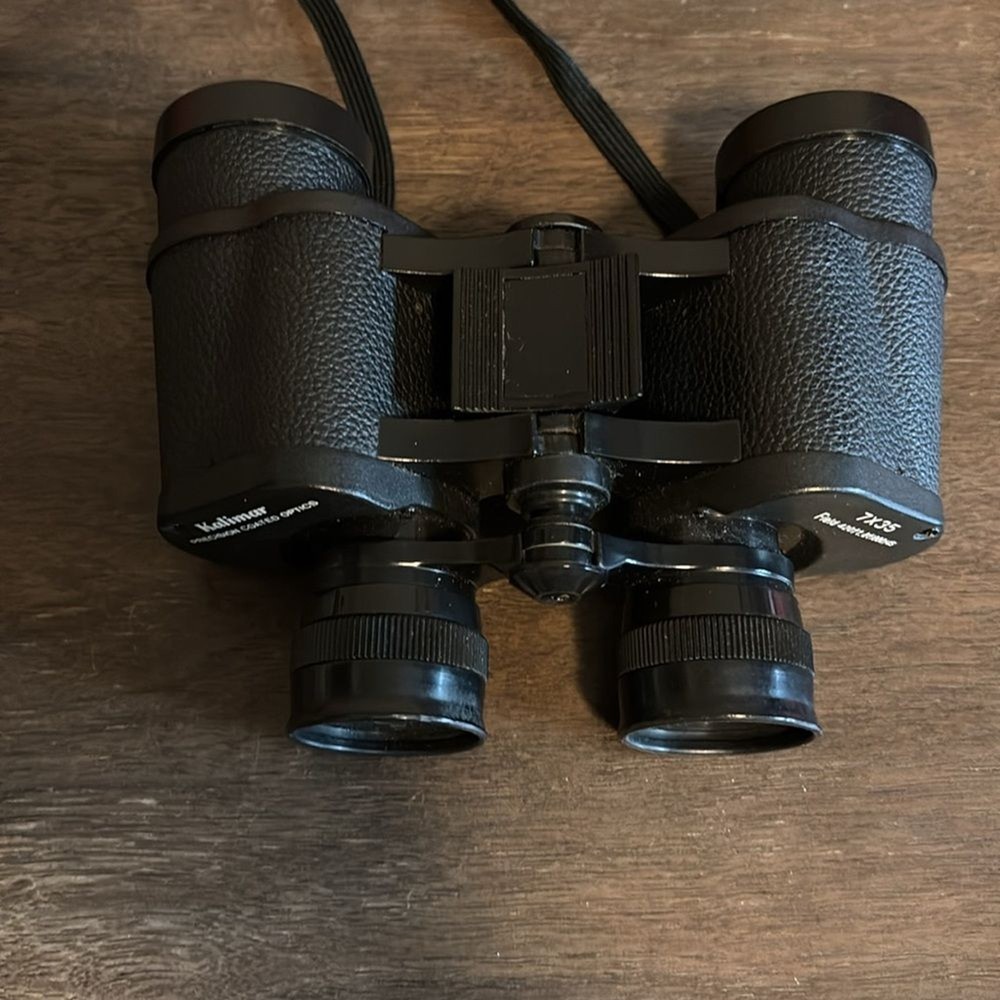 Kalimar Black Precision Coated Optics Binoculars 7X35 with soft case - Vintage