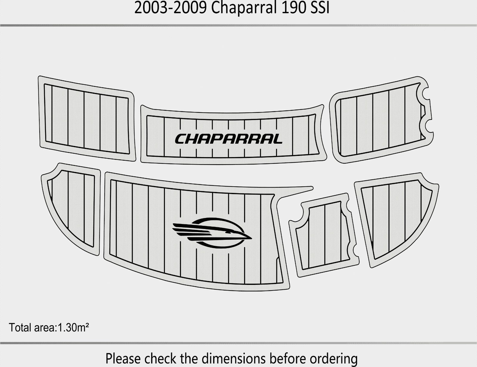 DuraEVA Seadek EVA Foam Boat flooring  2003-2009 Chaparral 190 SSI