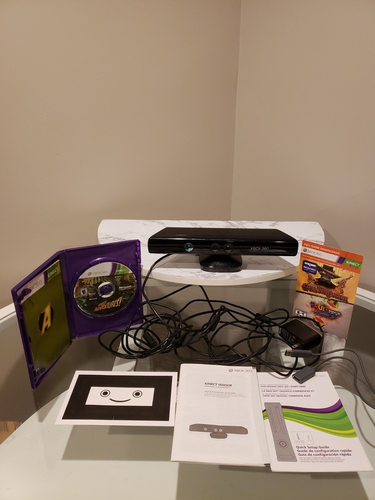 X Box 360 Kinect Sensor Camera Bundle   Manuals, Game & Accessories.  Microsoft