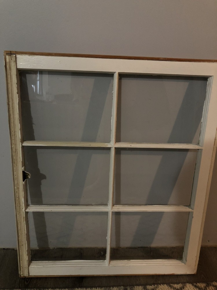 antique window glass panes