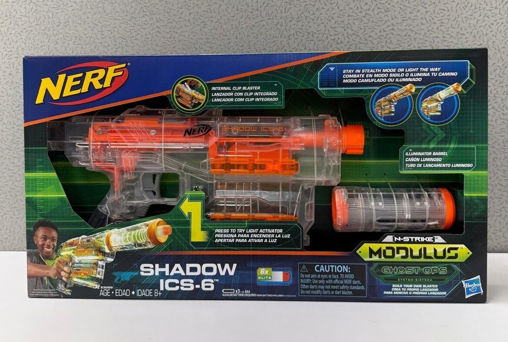 Nerf Modulus Ghost Ops Shadow ICS-6