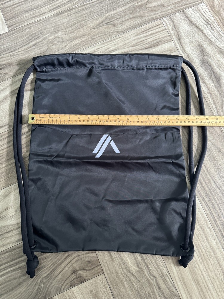 Alphalete Athletics Drawstring New Classic String Backpack Black