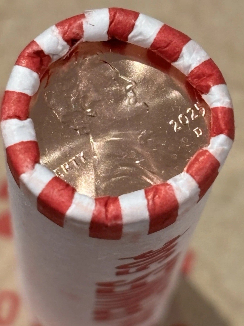 2025 P and 2025 D Lincoln Cent Penny BU-2 Sealed Rolls of 50 Pennies Each☆