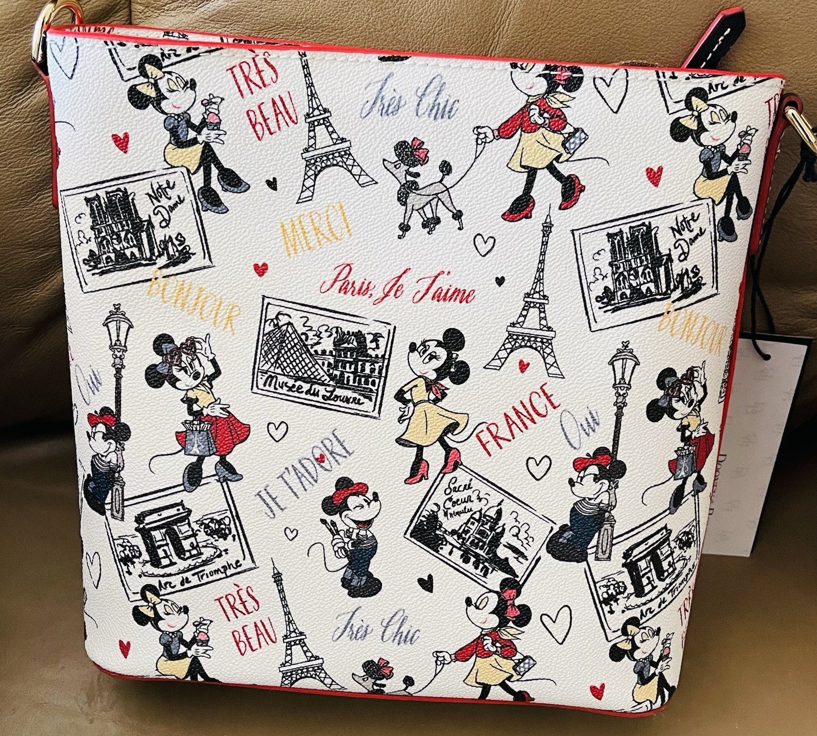 Disney Paris Theme Crossbody NWT Dooney Bourke Bag Purse New