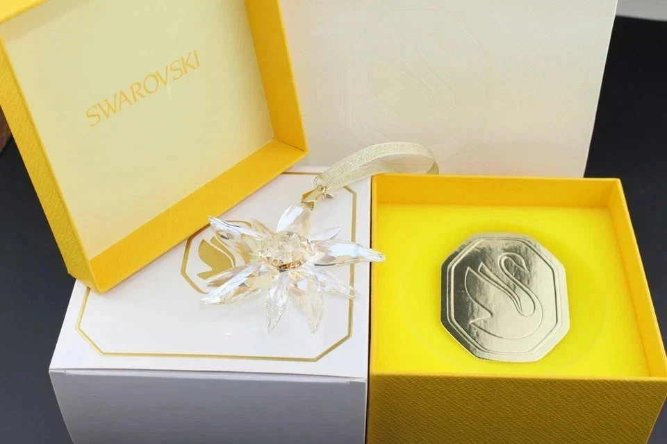 SWAROVSKI 2023 SCS EDELWEISS ORNAMENT #5651063 AUTHENTIC In Box Gifts