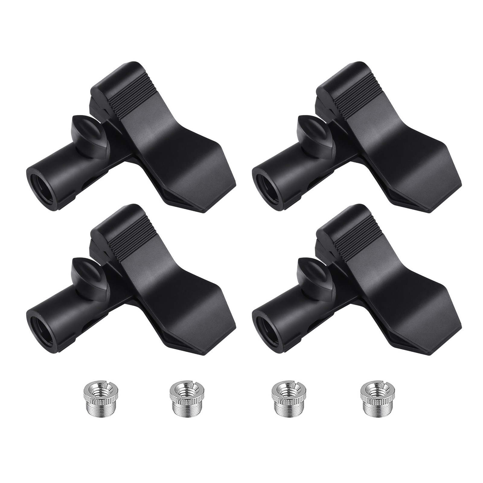 Rannsgeer ERC60 Adjustable Universal Microphone Clip Holder (4 Pack)