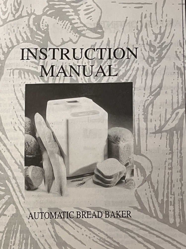 Breadman Automatic Bread Maker Model TR441 New In Box With Manual 2 Loaf Sizes