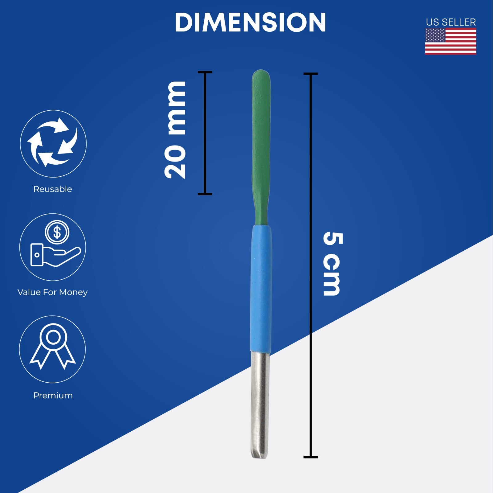 Non-Stick Reusable Blade Electrode | Electrosurgical | Autoclavable