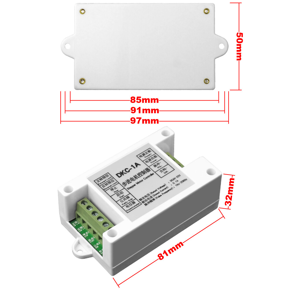 DC 5-32V Stepper Motor Controller Governer CC/CW Control Pulse Servo Generator