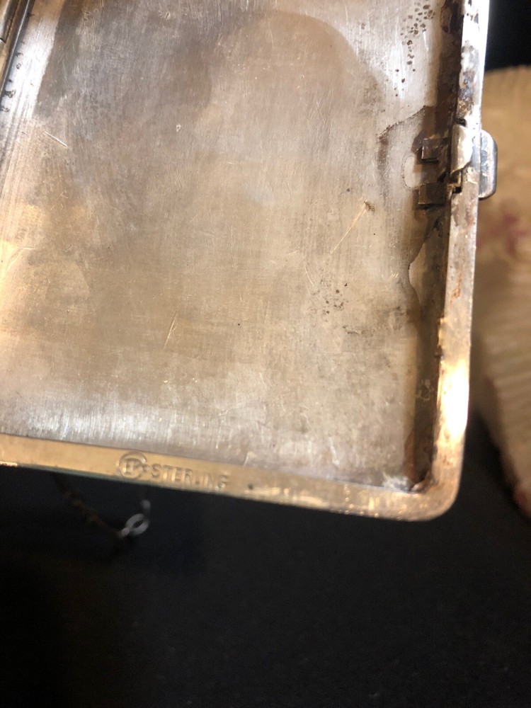 Antique Sterling Silver Lady Case
