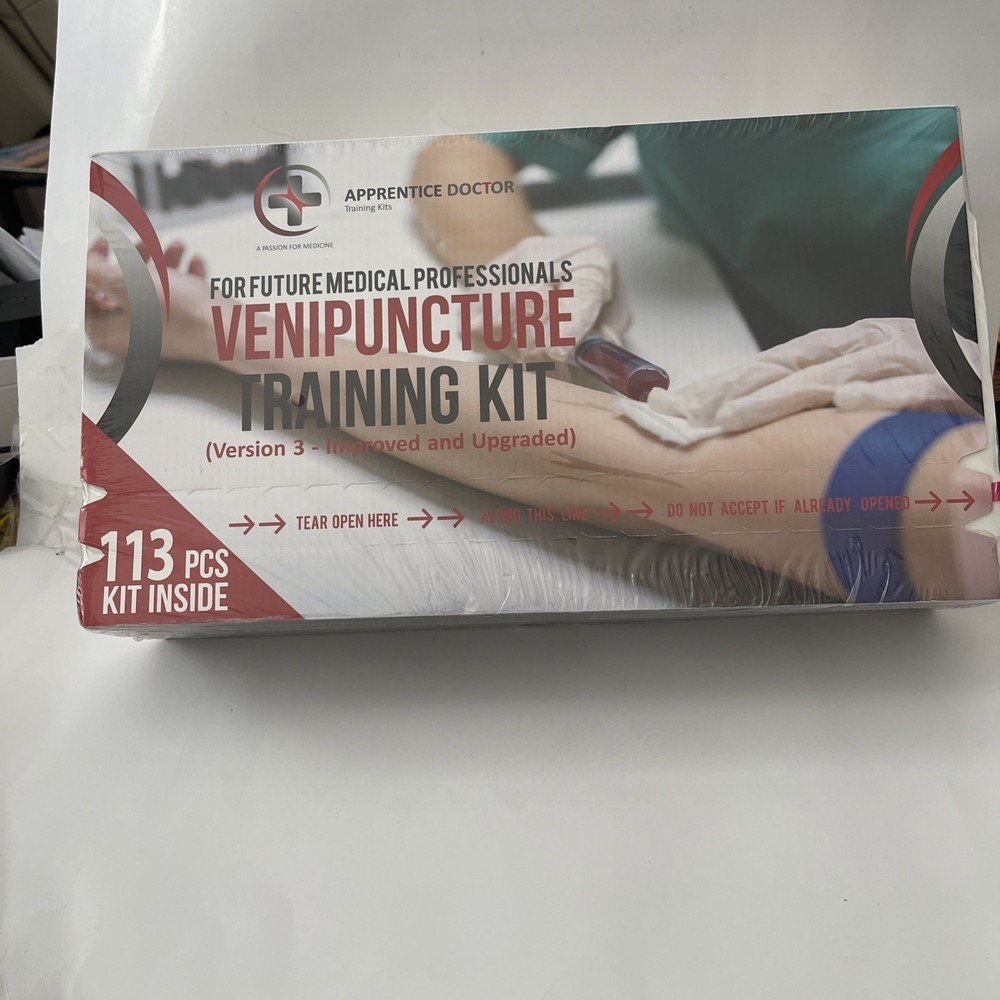 Venipuncture Practice Kit Version 3  113 Piece Kit Apprentice Doctor