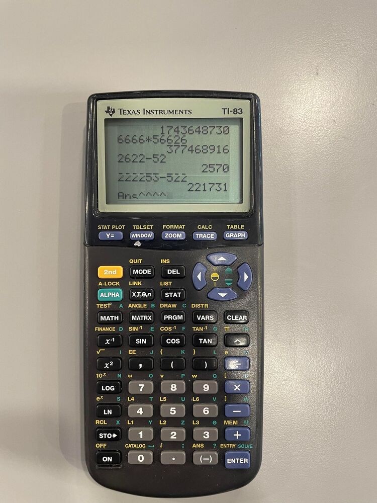 Texas Instruments TI-83 Calculator  SPB-TS288288