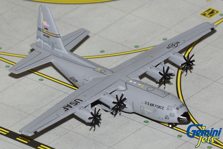 US Air Force C-130H Montana ANG GMUSA151 Gemini Jets Scale 1:400 IN STOCK