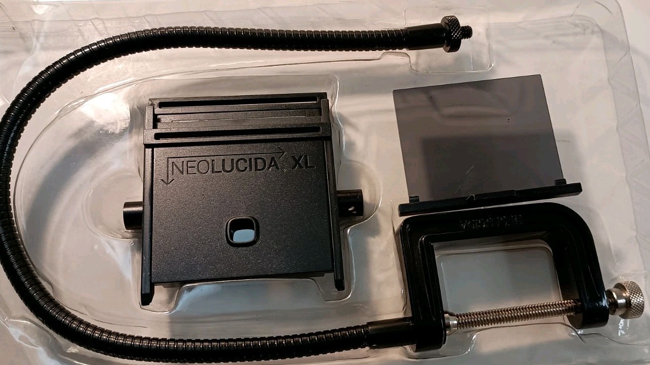 NeoLucida XL Optical Drawing Aid See Through Camera Ghost Image Mirror READ
